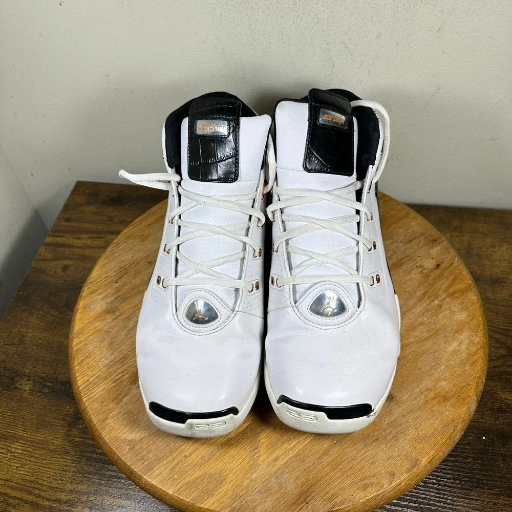 Jordan Air Flight The Glove Basketball Shoes White Black Men US 10 832816-122